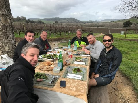 Lunch at Vega Vineyard on Santa Rosa Road